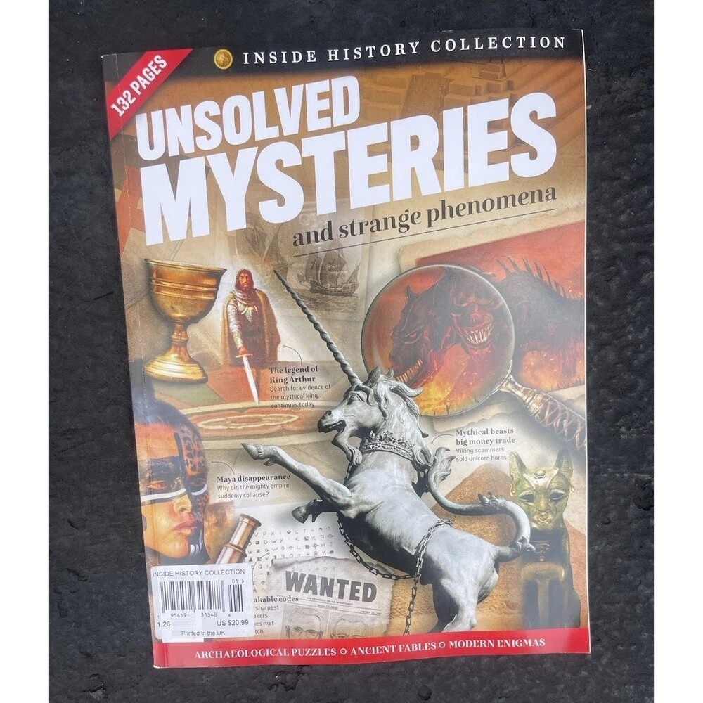 2026 UNSOLVED MYSTERIES & STRANGE PHENOMENA Magazine INSIDE HISTORY Special Edit